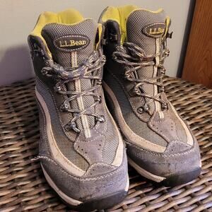L.L. Bean Tek 2.5 Hiking Boots Women's 7 Wide Gray Waterproof Outdoors Hiking